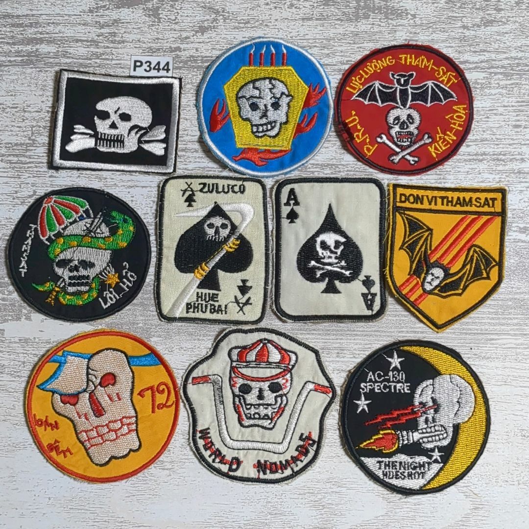 ☆P344 スカル ベトナム 戦争 ワッペン 10枚の通販 by ベトナム