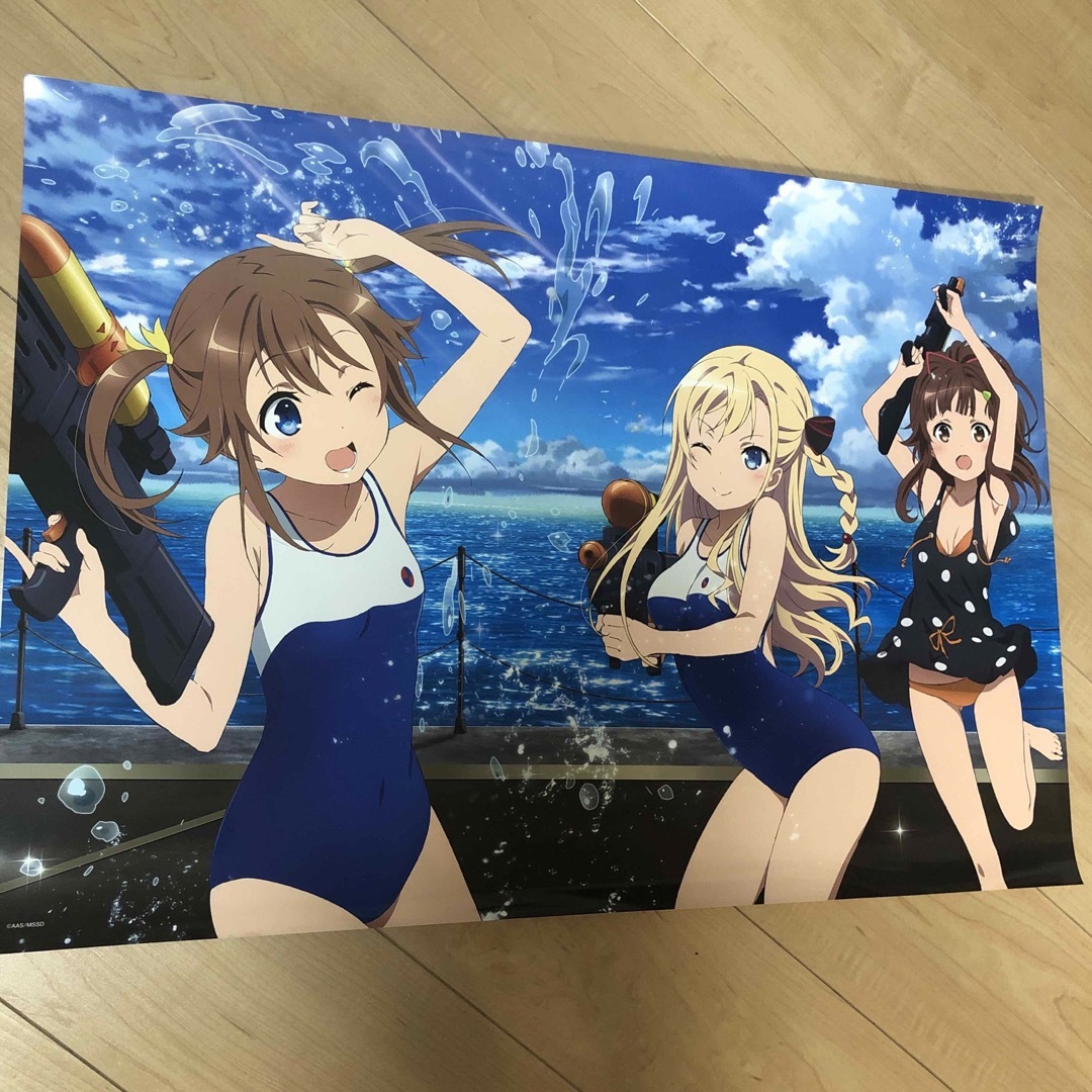 ハイスクール・フリート B2描き下ろしお風呂ポスター の通販 by