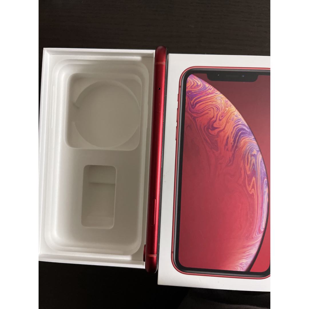 iPhone XR 64GB RED バッテリー77% ③