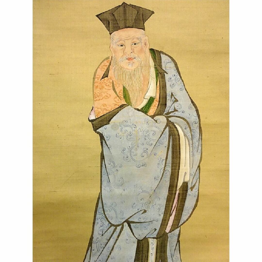 掛軸 呉春作 福禄寿 n40 掛軸 呉春作 福禄寿 n40 掛け軸「福禄寿