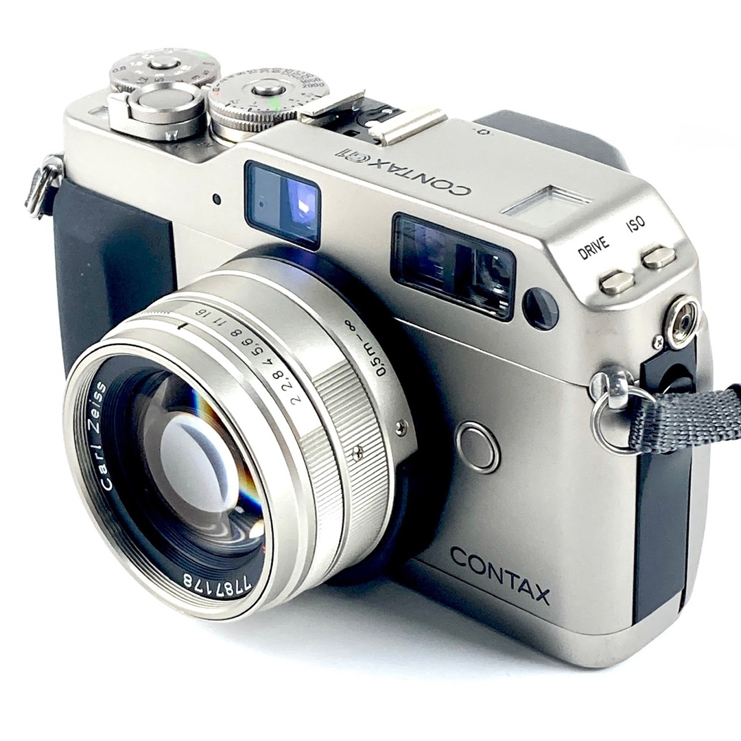 完動品 外観美品】CONTAX G1 Planar 2/35 T* 取説あり 完動品 外観美品