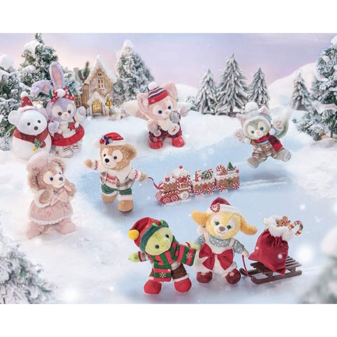 超レア品】上海ディズニー☆リーナベル SS ぬいぐるみ クリスマス 2021