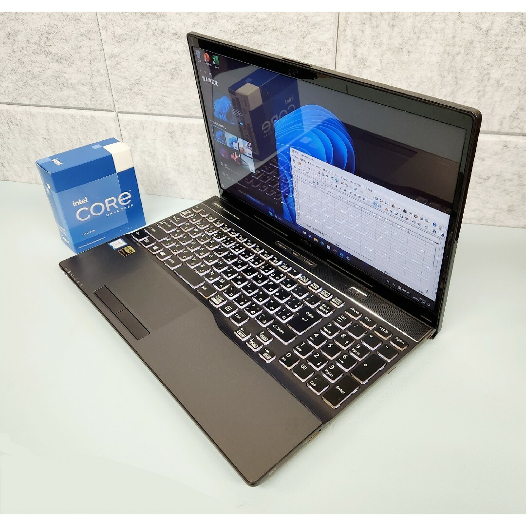 高スペック富士通/高速i7/SSD/Office/ノートパソコン