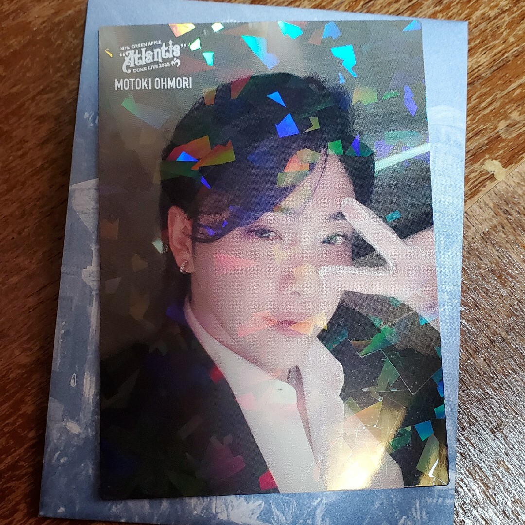 大森元貴 直筆サイン入りフォトカード Mrs GREEN APPLE 大森元貴さん