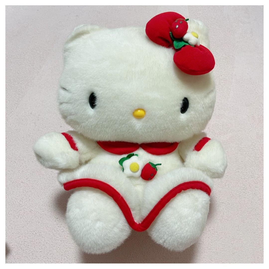 激レア‼️希少‼️入手困難】ハローキティ 2009 ぬいぐるみ♡いちご♡くま
