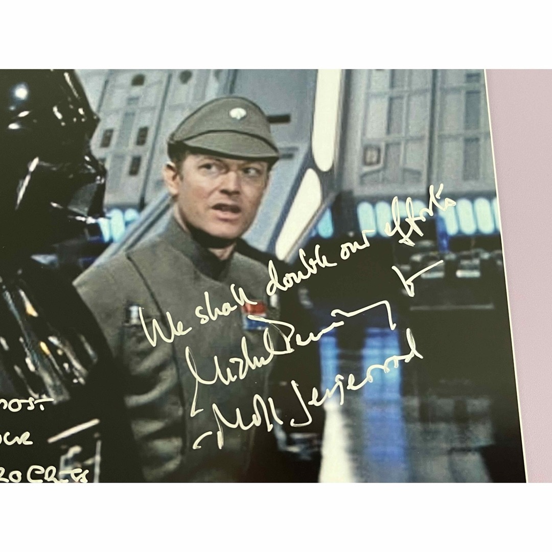 スターウォーズ 直筆サイン ダース・ベイダー モフ・ジャジャーロッド