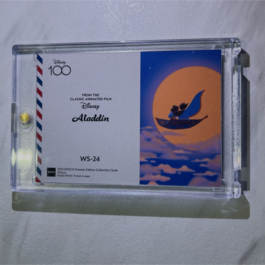 EPOCH ディズニー100周年カード アラジン シリアル001/250 EPOCH