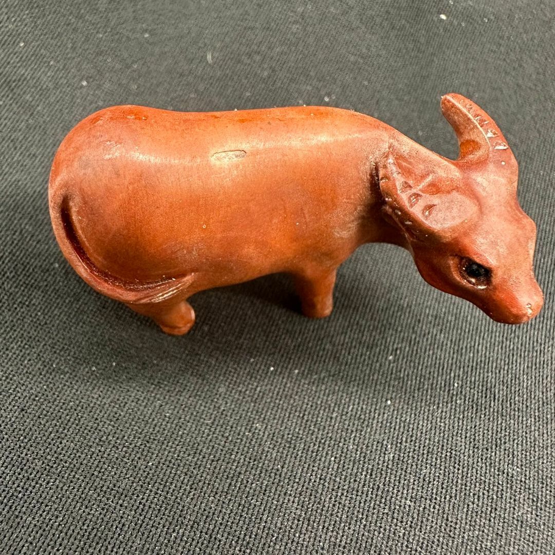 アンティーク 水牛の根付け骨董