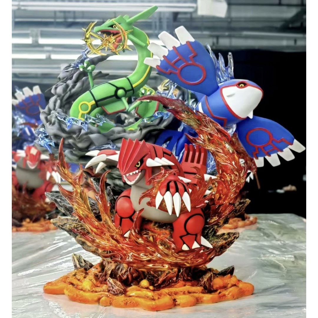 ポケモン レックウザ グラードン カイオーガ フィギュア