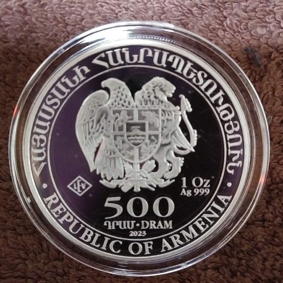 アルメニア「ノアの箱舟2023銀貨1オンス」新品、未使用の通販 by