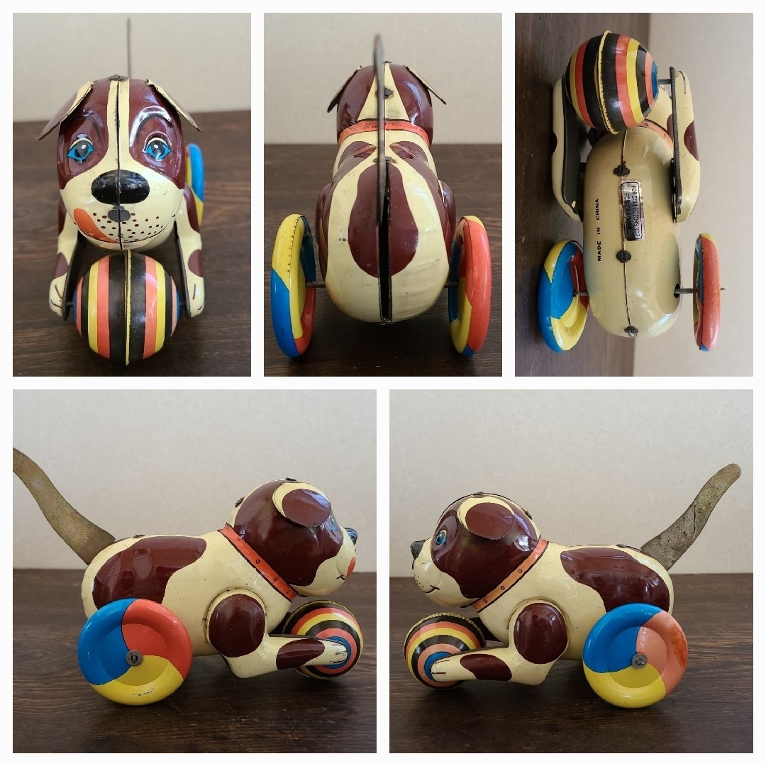 昭和レトロ、ブリキの有線リモコン犬のおもちゃ 楽天市場】玩具 犬