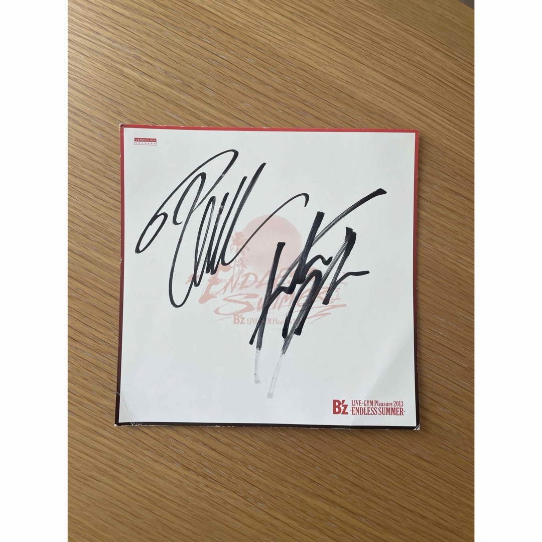 直筆サイン色紙 稲葉浩志、松本孝弘 B´z 直筆サイン色紙 稲葉浩志 松本