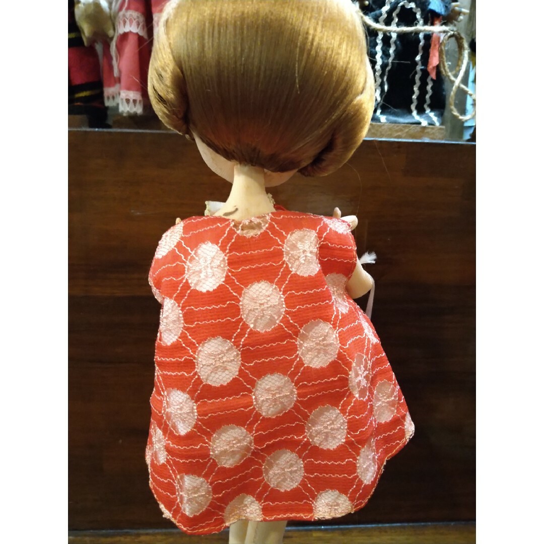 昭和レトロ リボン人形 タグ付き 昭和レトロ リボン人形 タグ付き