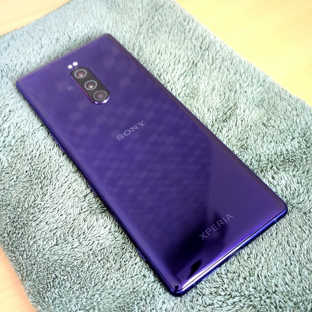 Xperia 1 Purple 64 GB Softbank simフリー 中古】 802SO Xperia 1