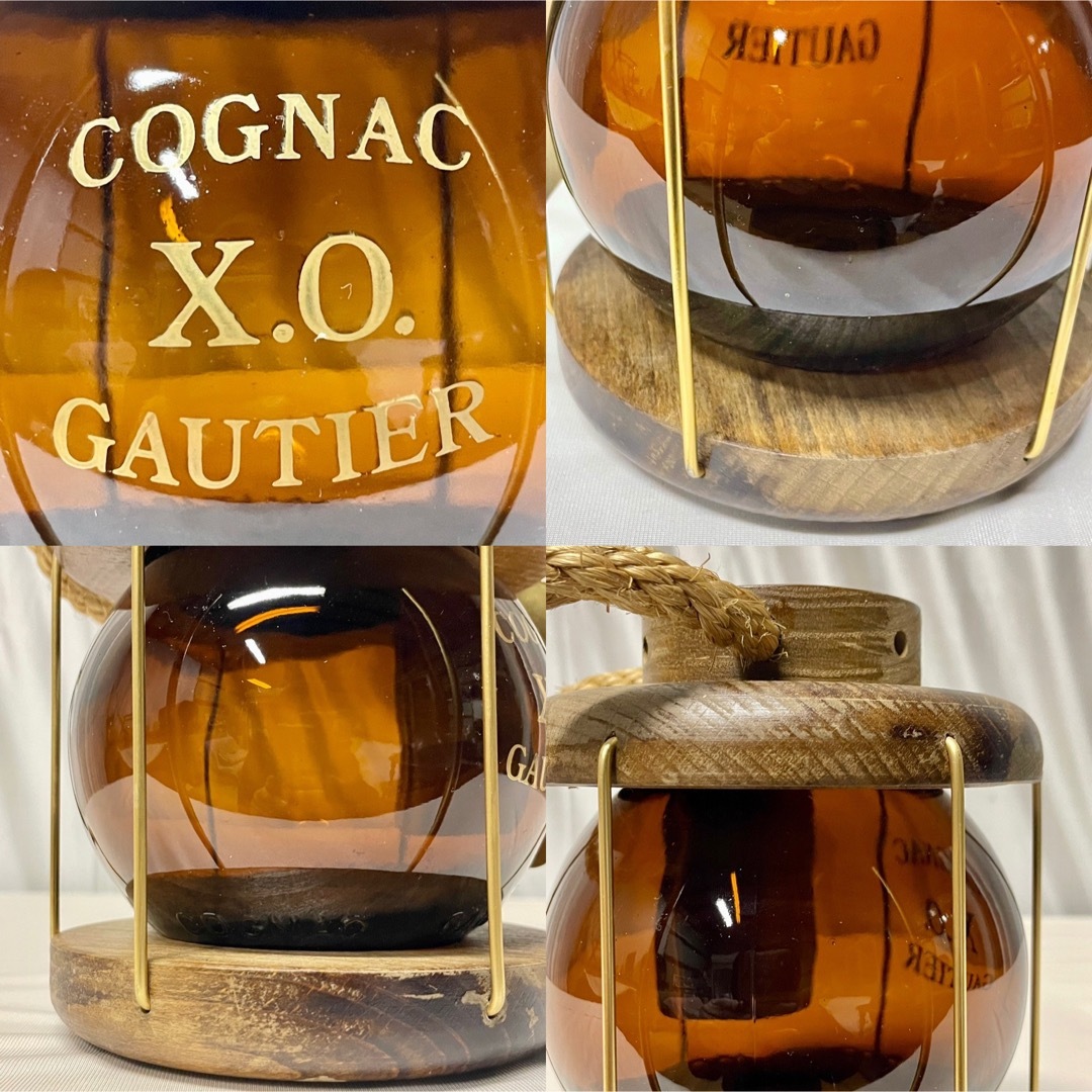 空瓶】GAUTIER COGNAC X.O. ランタン型ボトルの通販 by i.R.古家具屋