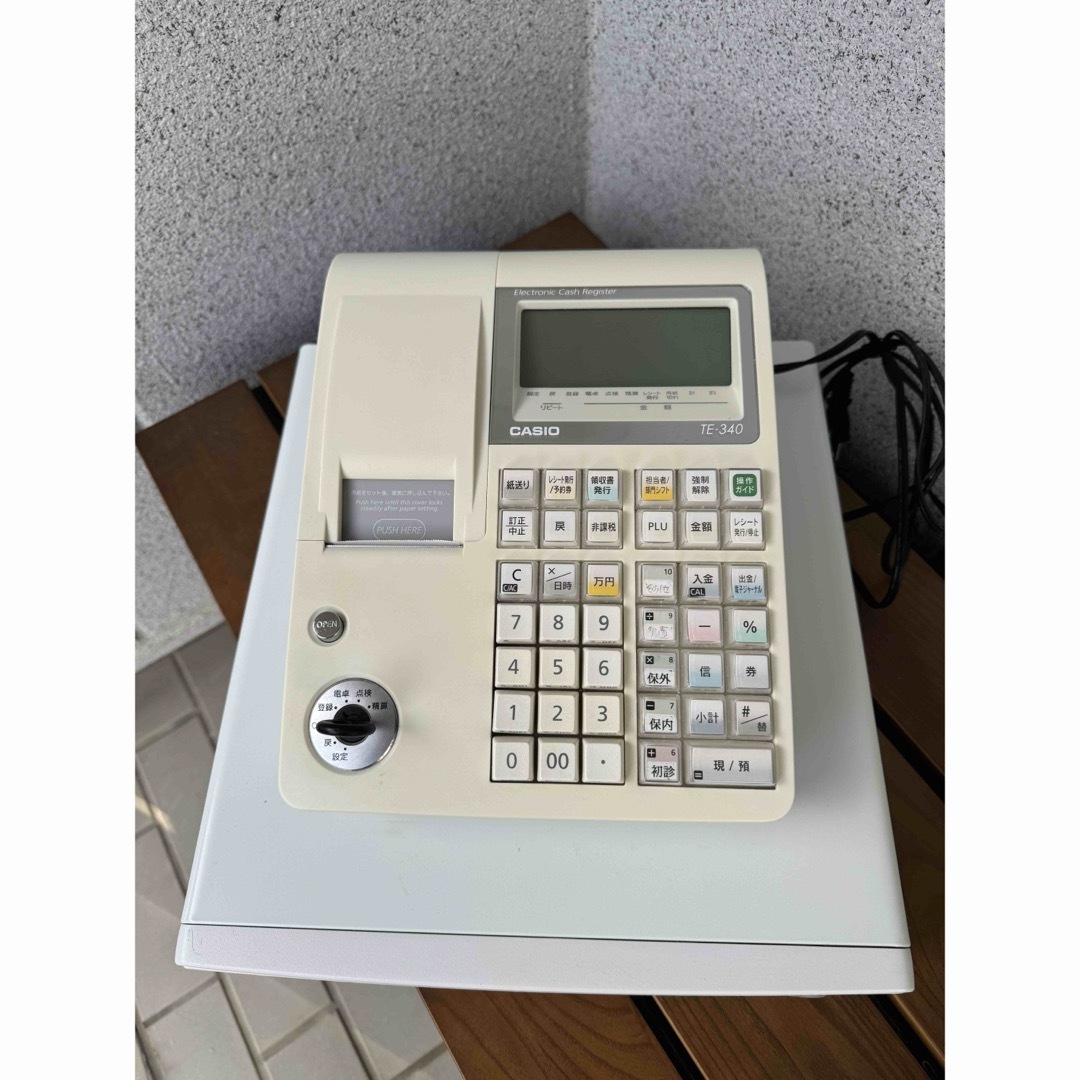 カシオ レジスター te-340｜Amazon | カシオ レジスター 10部門 ドロア