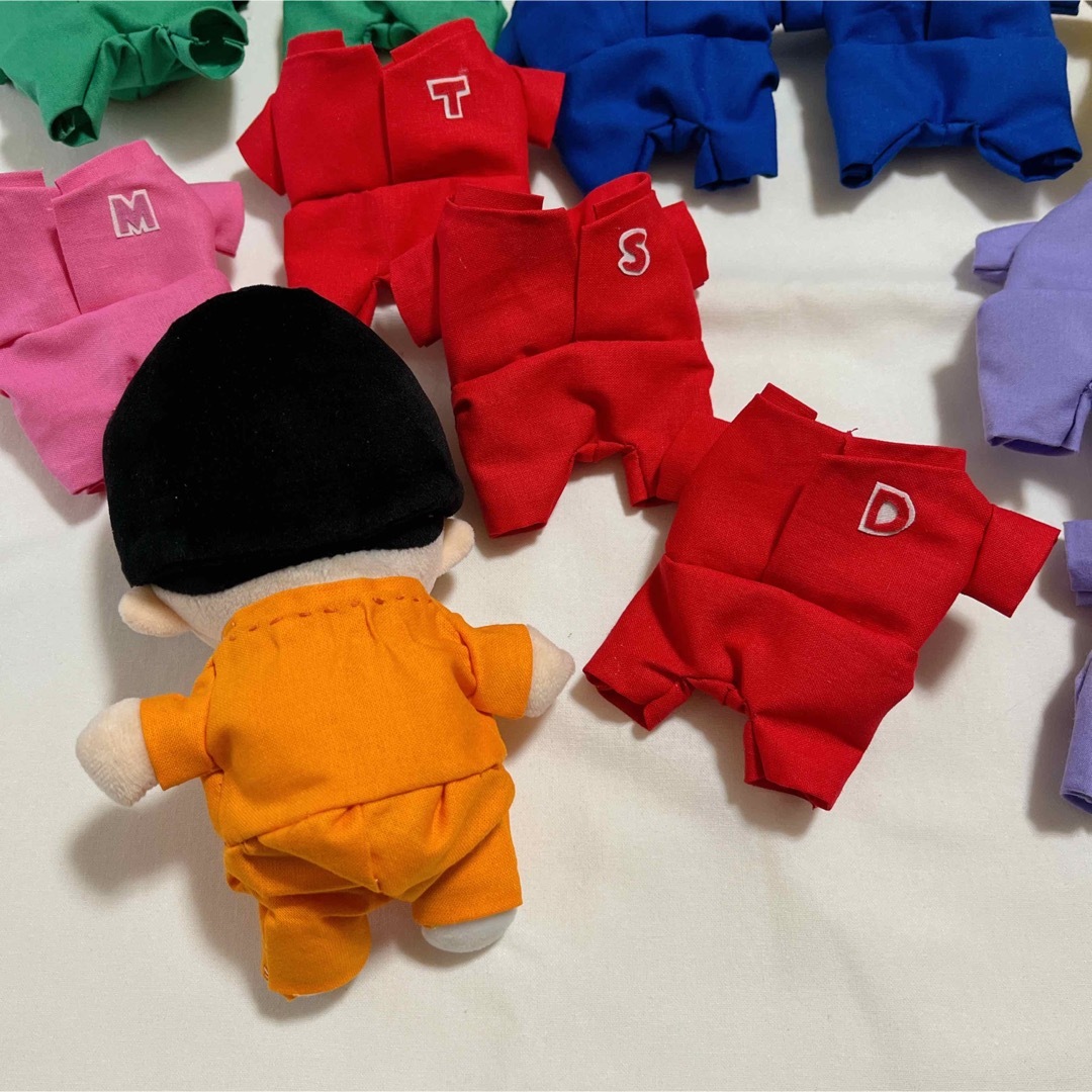 1652 ちびぬいちゃんのツナギ カラシ色 1652 ちびぬいちゃんのツナギ