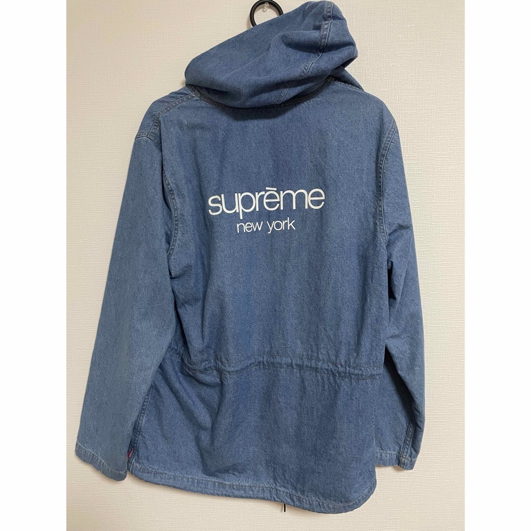 Supreme - supreme デニムフードジャケットの通販 by sksnplanb's shop