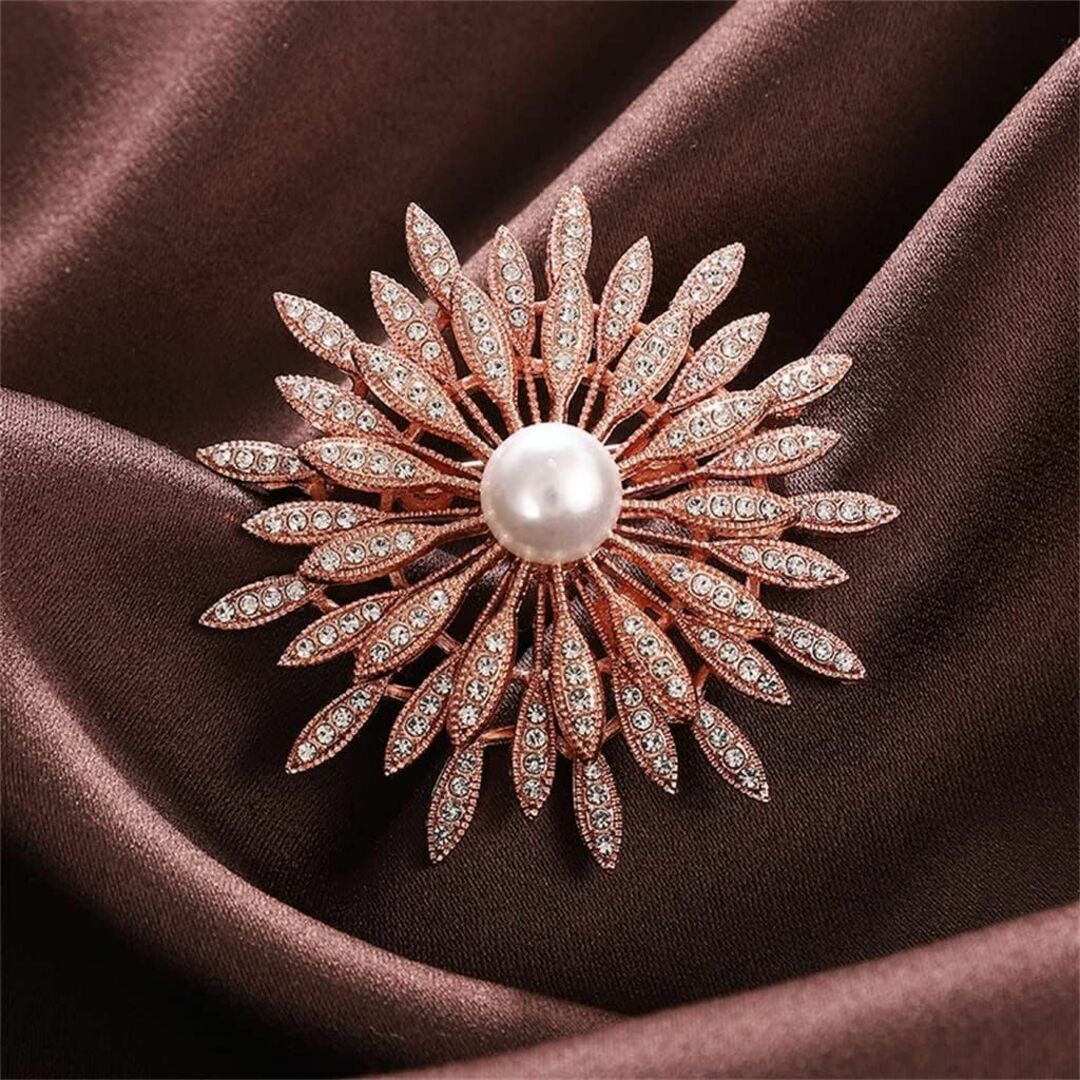 CHANEL フラワーブローチ パール付き 【公式通販】