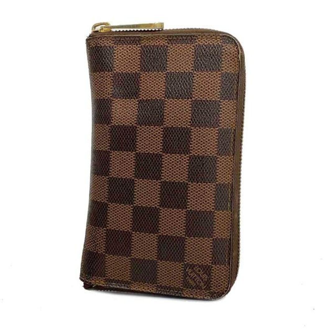 ルイヴィトン ダミエ エベヌ ジッピーコンパクト 長財布 正規品 本物