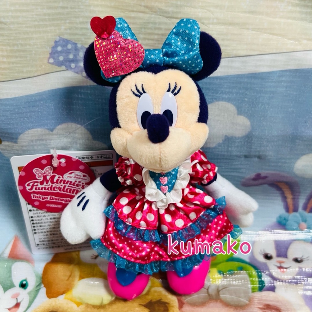 ディズニーミニーのファンダーランドパルパルーザぬいぐるみバッジ