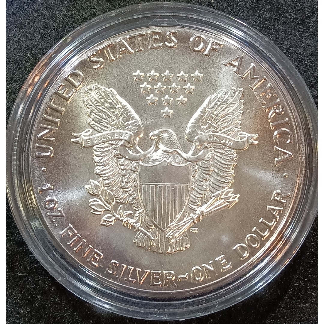 1986年イーグル銀貨1オンスカプセルケース入