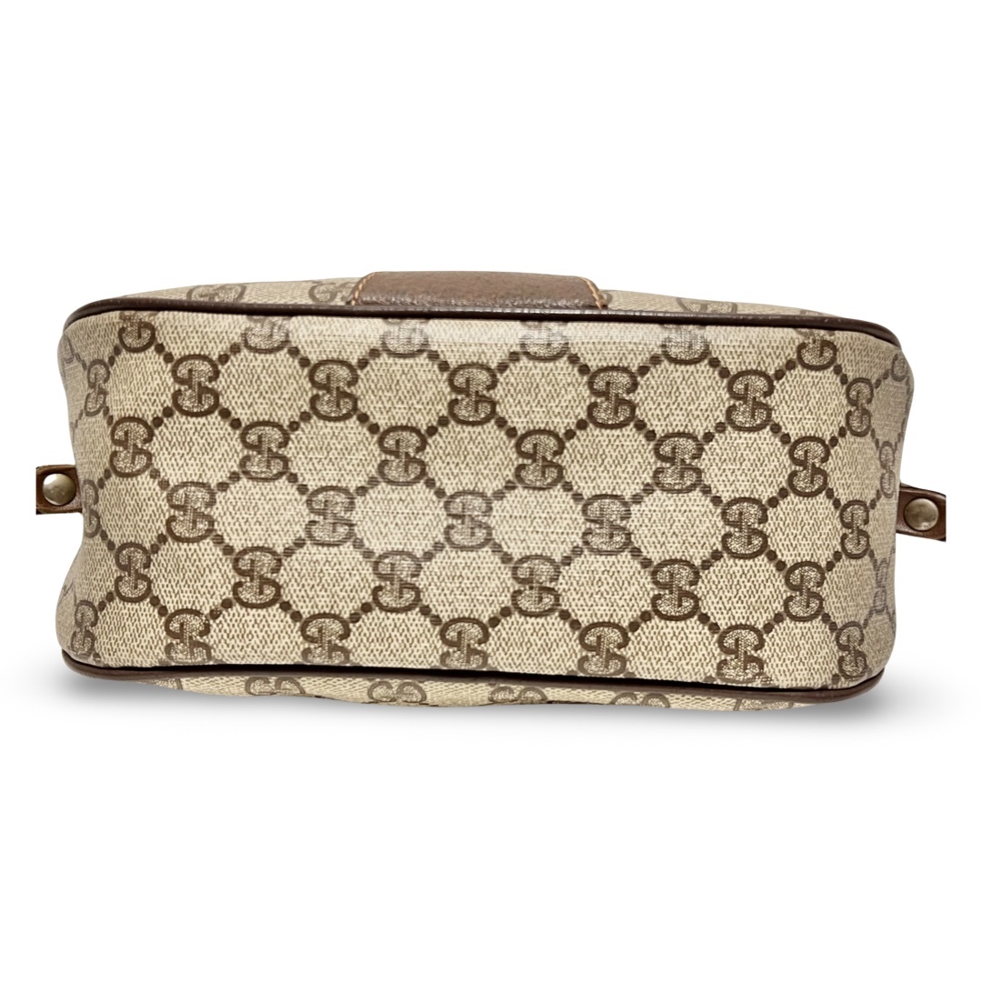 □GUCCI オールドグッチ 89.02.032 GG柄 ショルダーバッグ シェリー