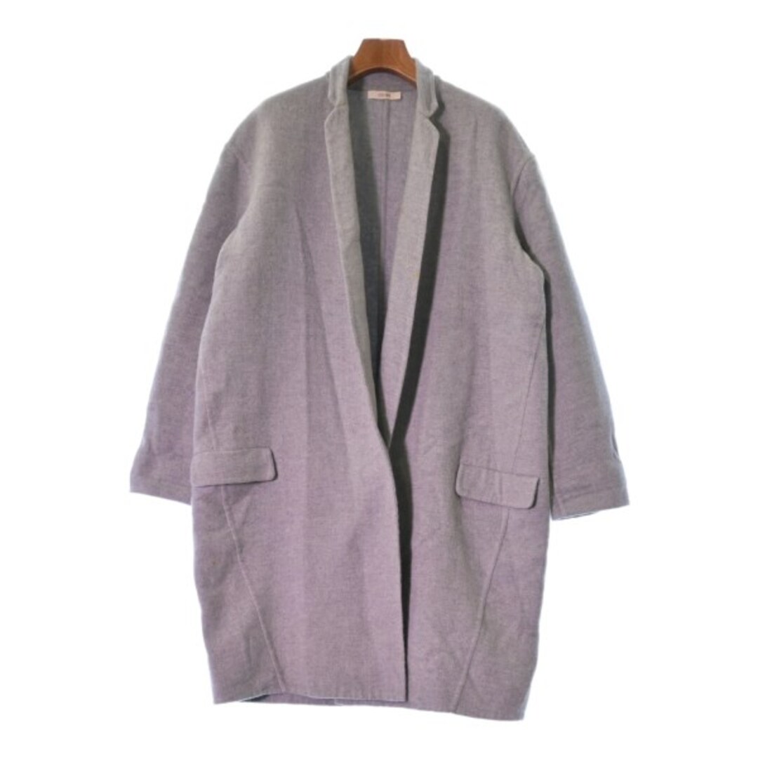 セリーヌ フラワージャガード コート 36 ネイビー CELINE チェスター