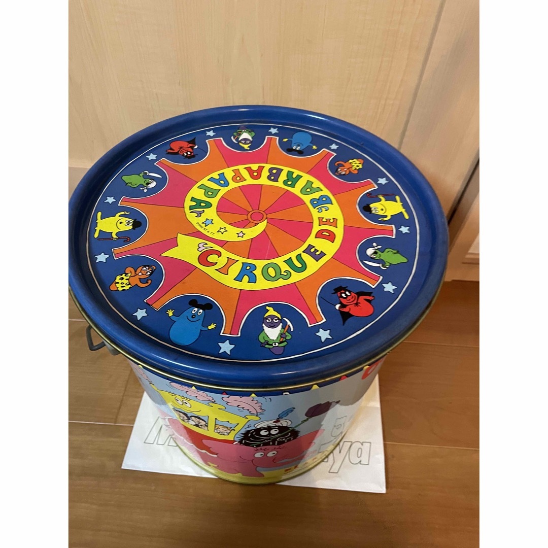 希少品】バーバパパ PLAZA ソニプラ 福缶 ペール缶 ビンテージ レトロ