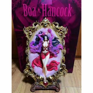 ワンピース ボア ハンコック 額縁 ガレージキット フィギュア 塗装済み