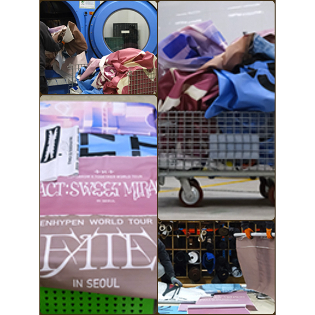 LESSERAFIM × Nukak 】 ルセラ アップサイクリング バッグ LE SSERAFIM