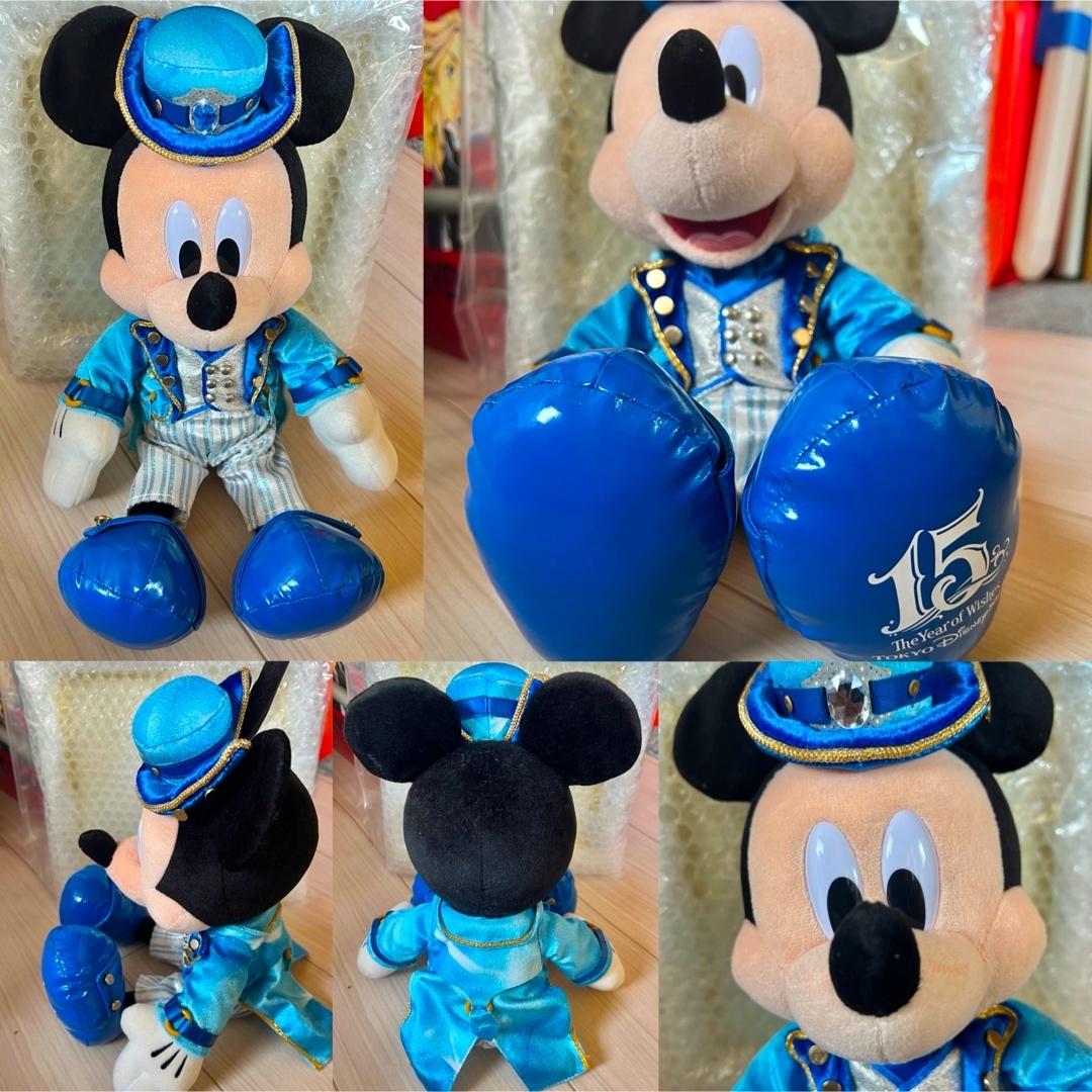 ディズニーランド 15周年 ミッキーマウス 大きめ ぬいぐるみ