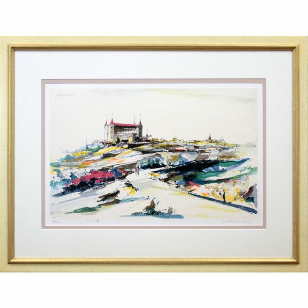 岡本敦子 「女」 シルクスクリーン 版画 絵画 - 北海道画廊 岡本敦子