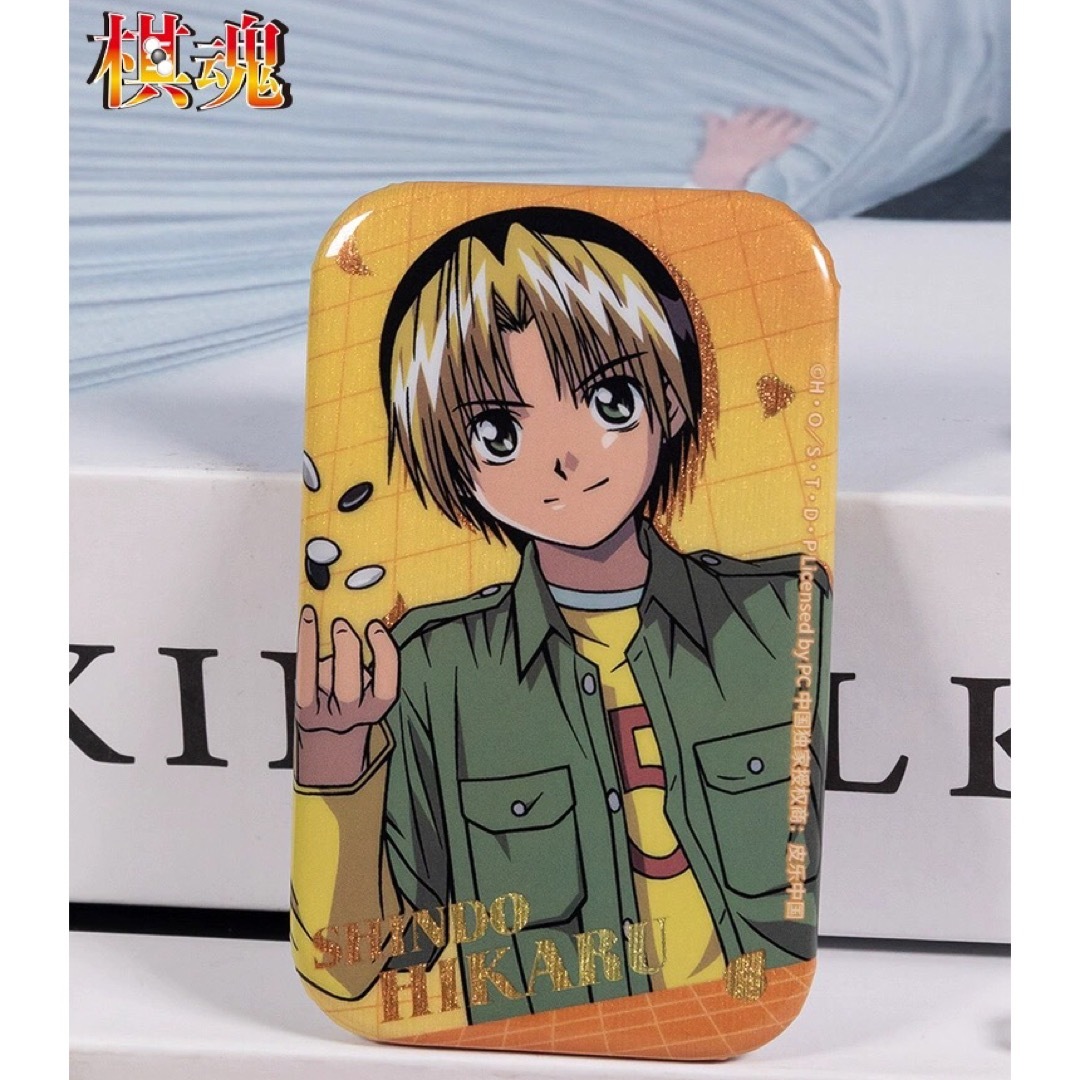 ヒカルの碁 中国限定 バッジ C◎進藤ヒカル 塔矢アキラ 藤原佐為の通販