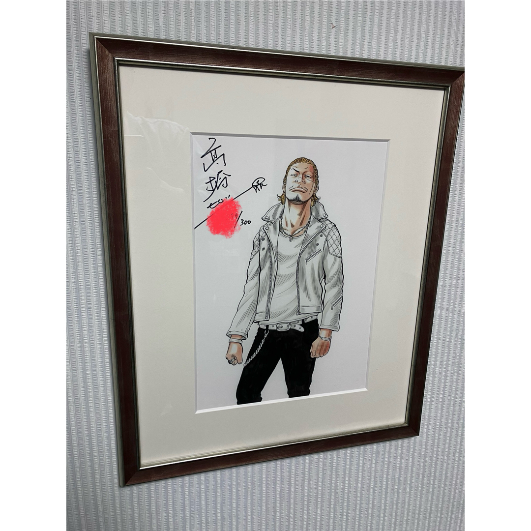 クローズ WORST 河内鉄生 高橋ヒロシ 直筆サイン入 100枚限定 複製原画