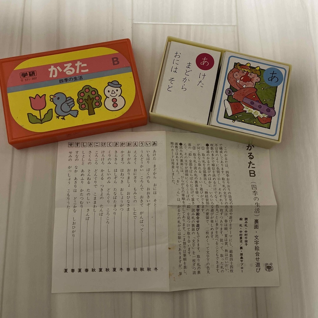 学習地理かるた 全96枚揃い 昭和レトロ 鈴木仁成堂 学習地理かるた全96