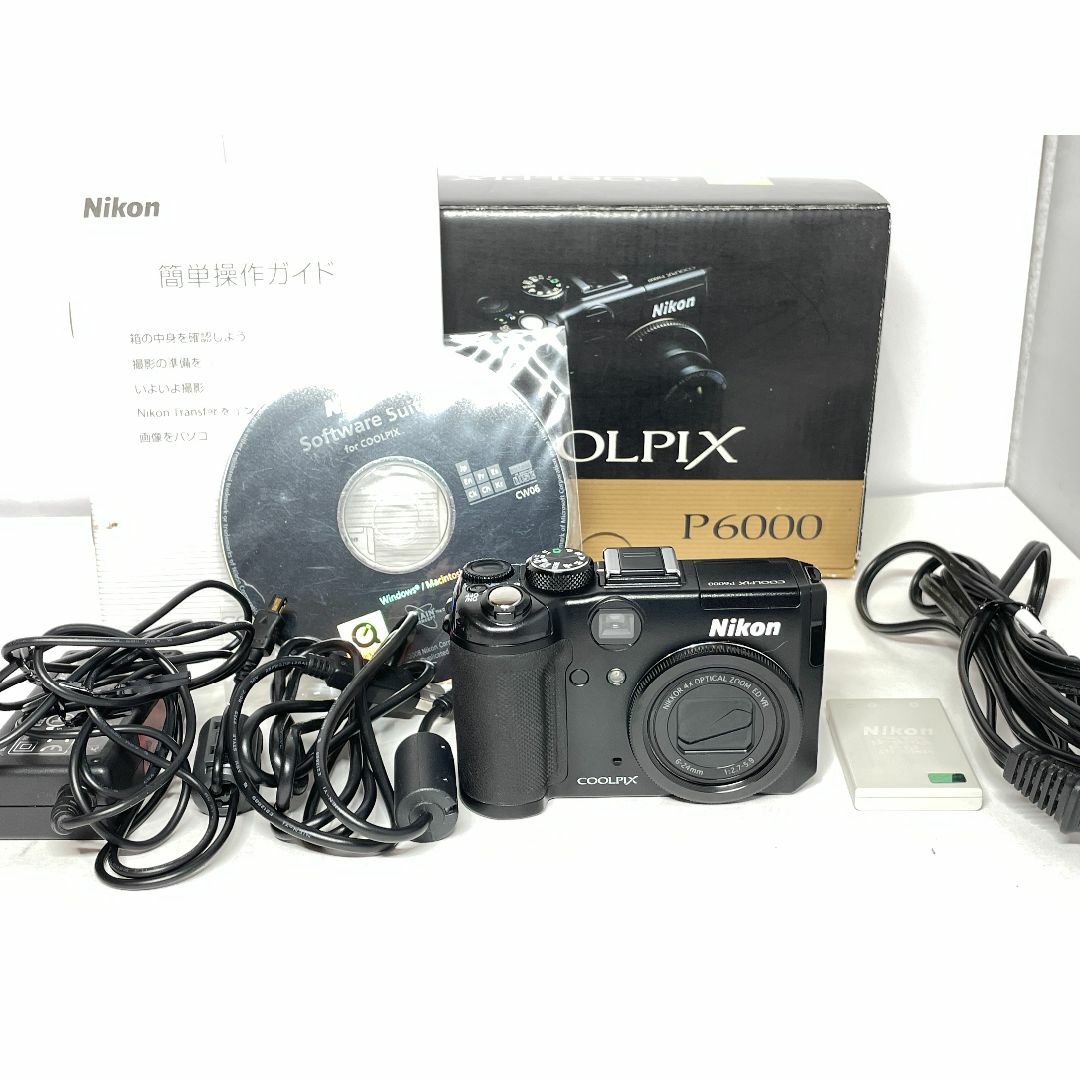 ☆極上美品☆ ニコン 販売 Nikon COOLPIX P6000 4x 元箱、バッテリー