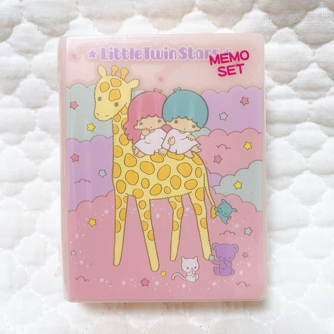 リトルツインスターズ - キキララ リトルツインスターズ ブック型メモ