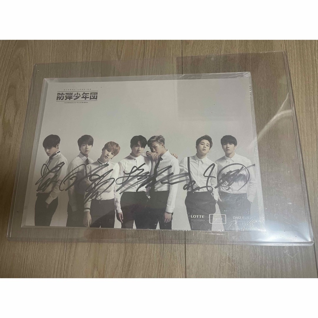 BTS 2016 ロッテホテルファンミーティング IN SEOUL 直筆サイン BTS