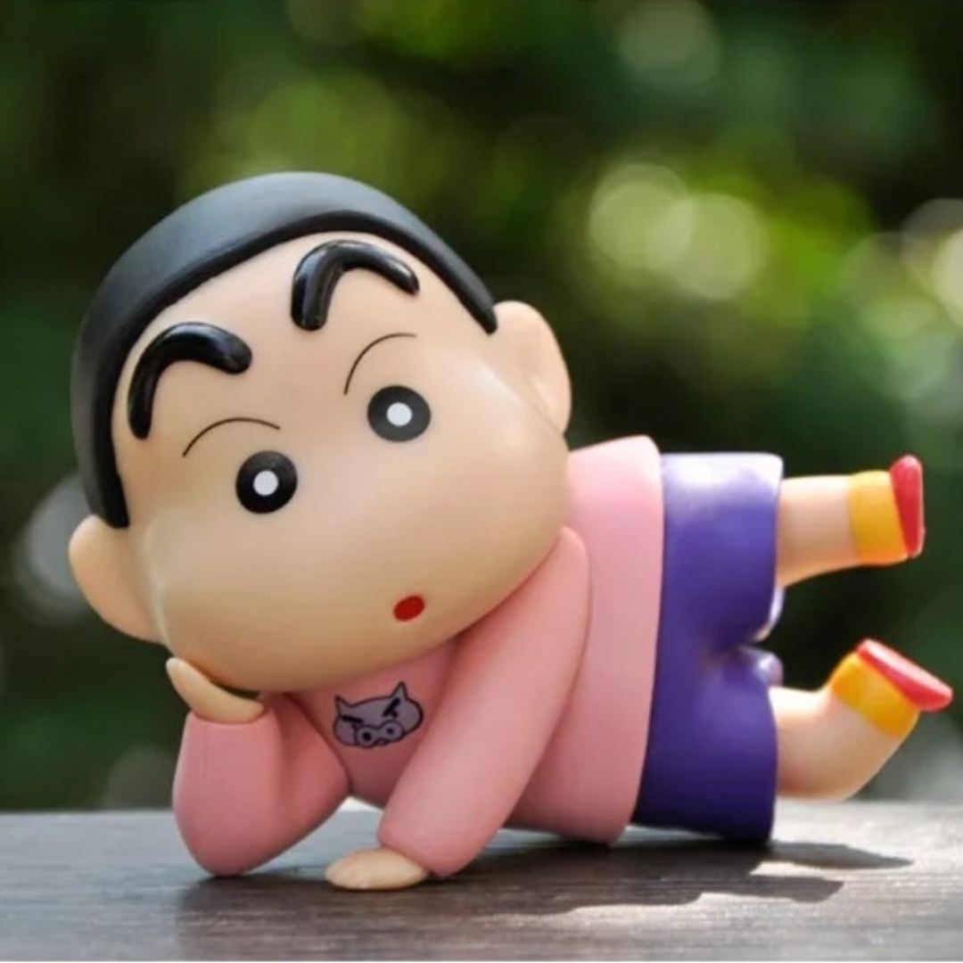 即日発送】寝そべりクレヨンしんちゃんフィギュア 5体セット 初期の