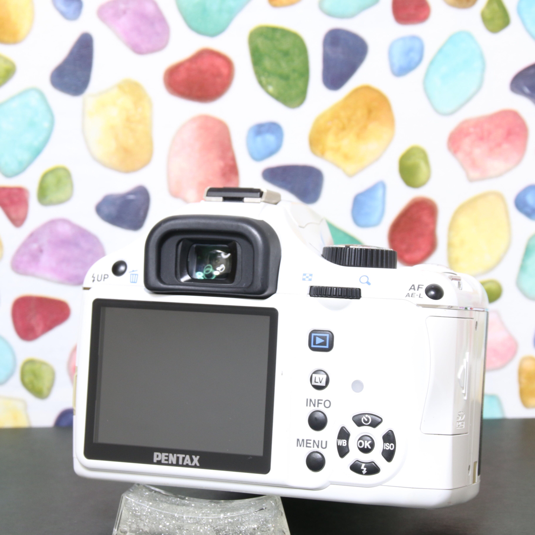 ♥︎◇PENTAX k-x ◇ショット数極少 ◇スマホ転送 ◇ホワイト 【公式通販】