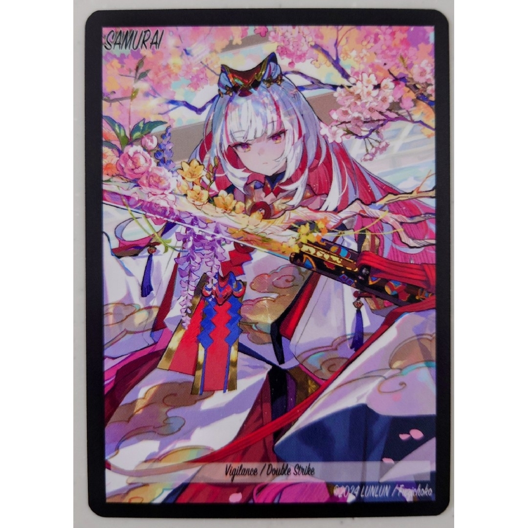 MTG プレイマット 未使用 匈歌ハトリ 神を討つ 侍 ◎LUNLUNサプライ