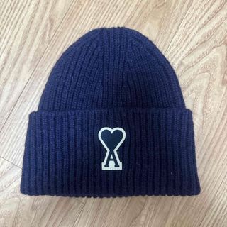 ami - アミパリス ニット帽 ネイビーの通販 by R's｜アミならラクマ