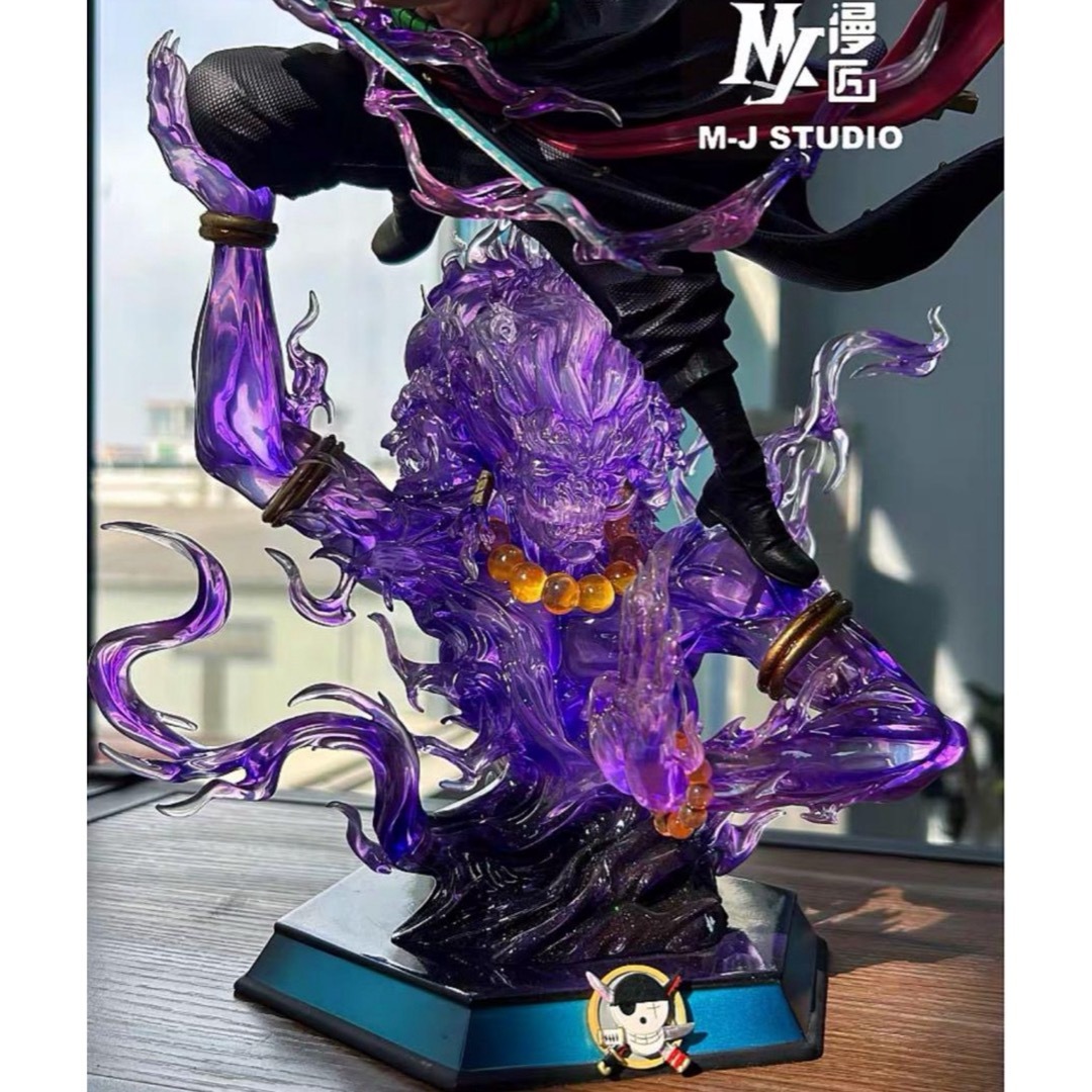 ゾロ 緑色ver. 台座透明版 MJ ガレージキット フィギュア ワンピース