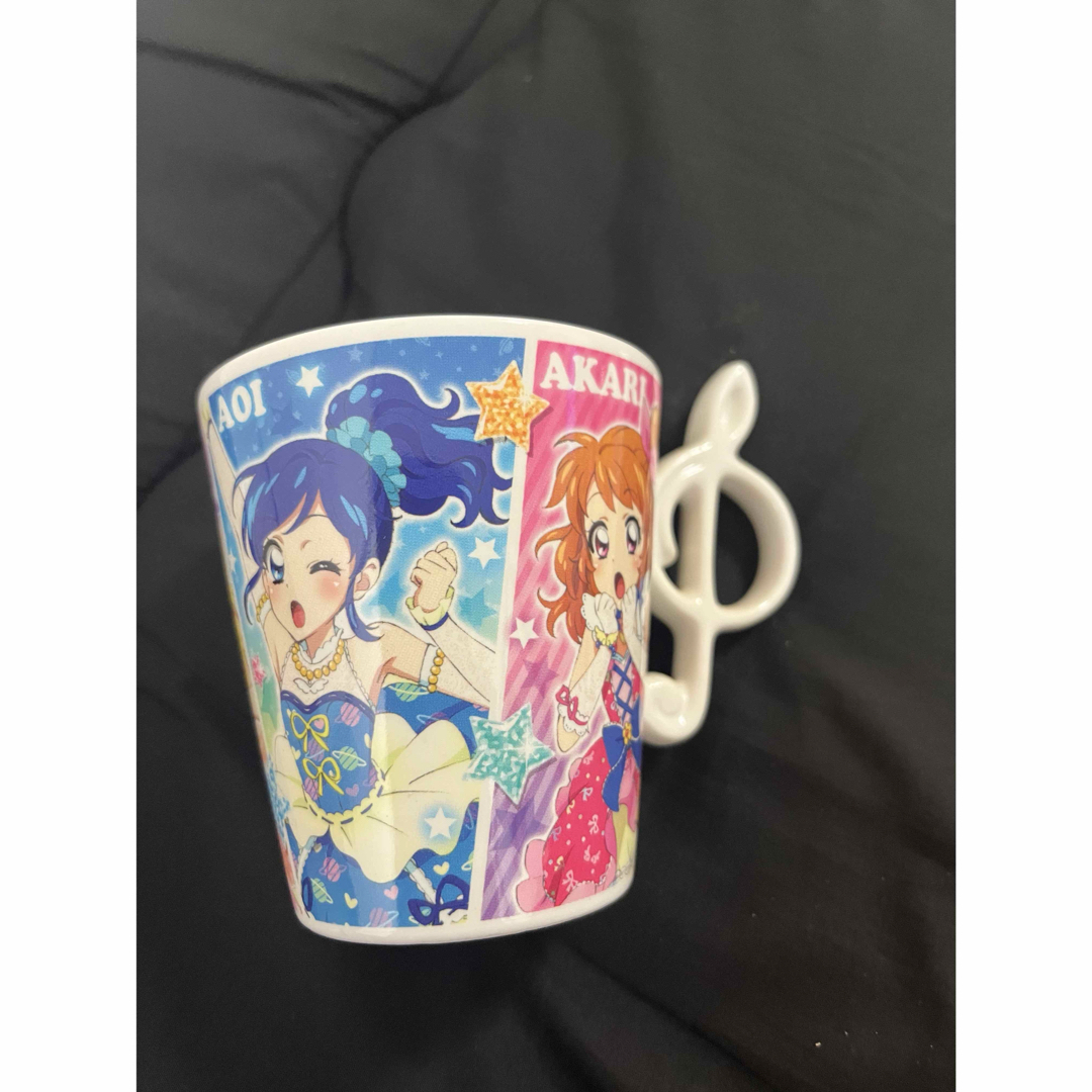 激レア】劇場版アイカツ 音符マグカップ 星宮いちご、霧矢あおい 激