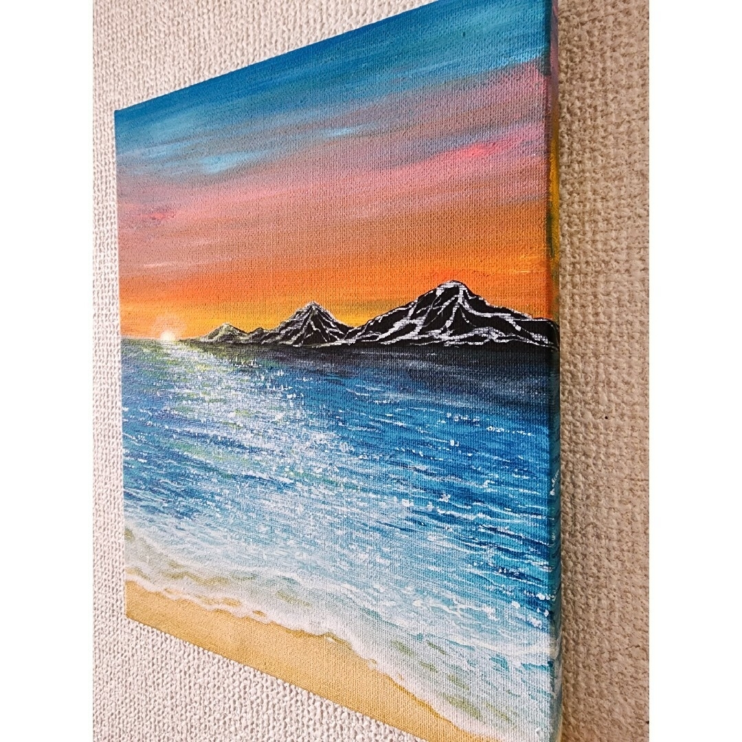 RiRimama＊天使のアクリル画 海の風景 RiRimama＊天使のアクリル画 海