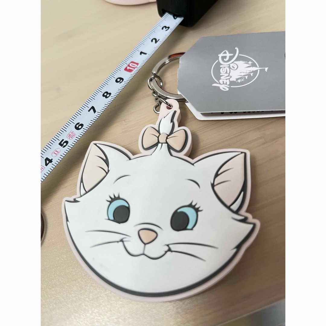 Disney - マリーちゃん 鏡 バッグチャーム ミラー キーチェーン