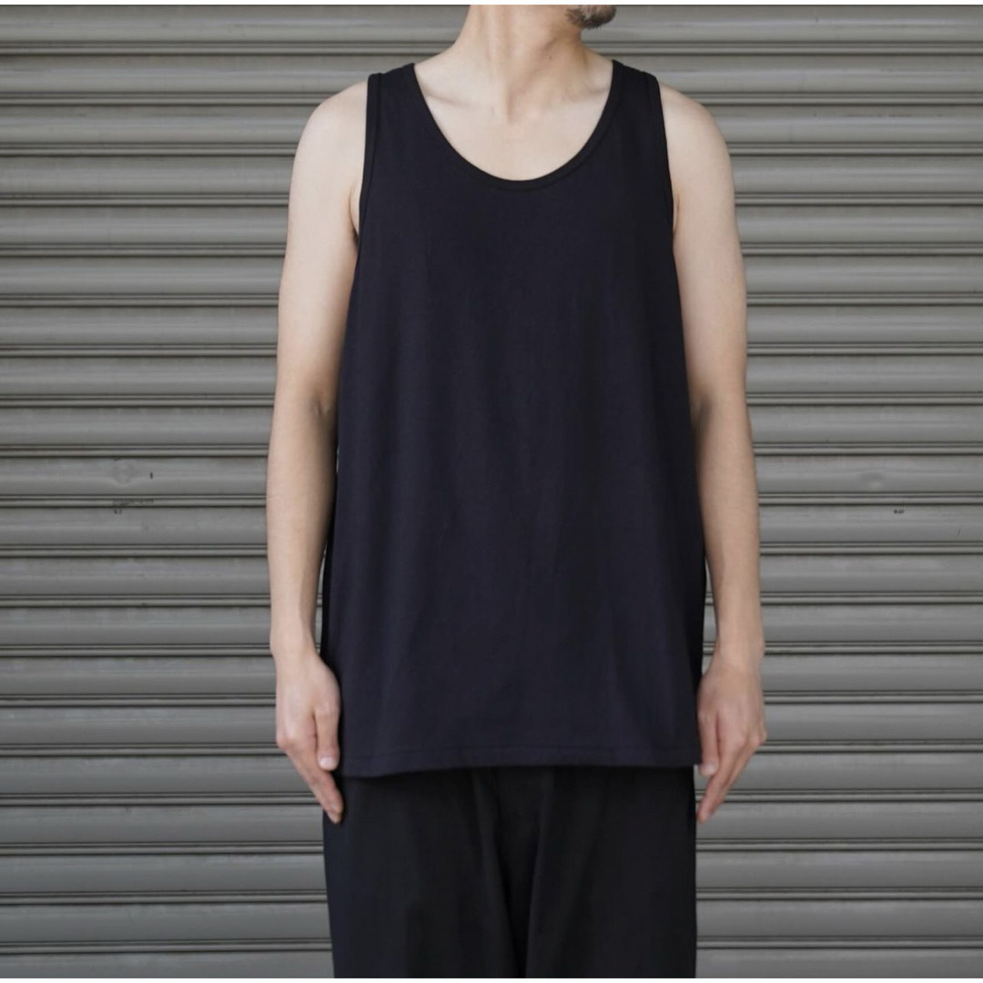 2枚組 黒白 COMOLI サープラスタンクトップ size2 2枚組 黒白 COMOLI