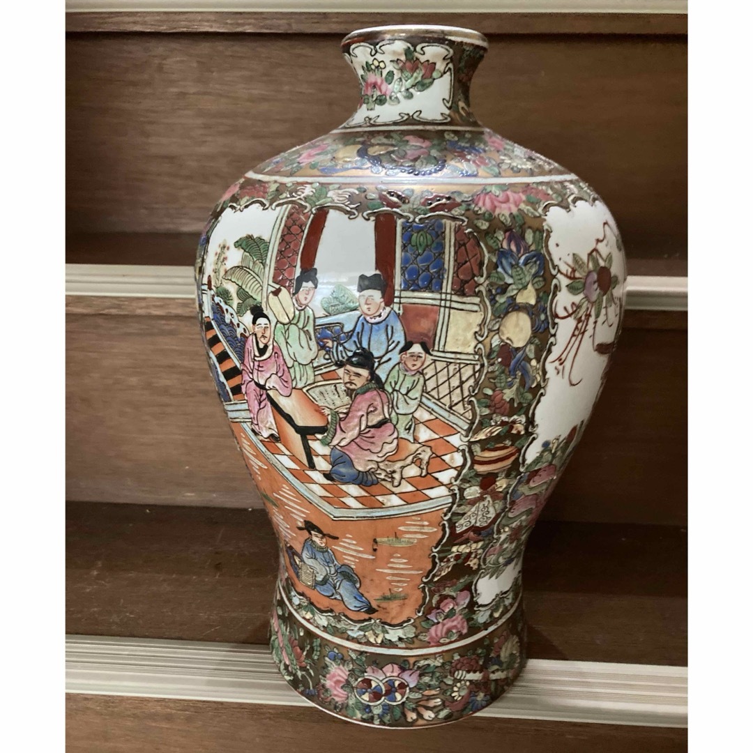 乾隆年製 大型壺 飾り壺 中国美術