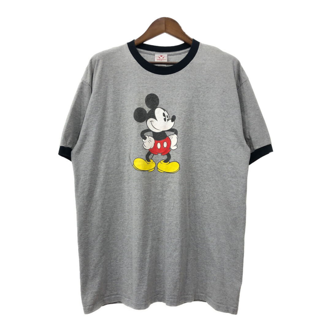 Disney - Disney ディズニー ミッキーマウス リンガーTシャツ